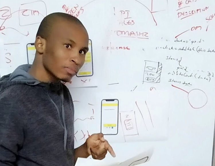 James Baloyi and fellow developer Derik Sadiki recently created a mobile app called DCHECK, which seeks to create a safer experience for users of e-hailing services.