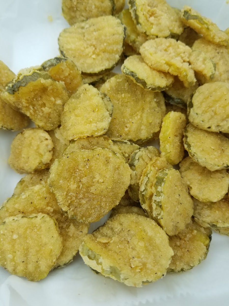 Gf fried pickle chips