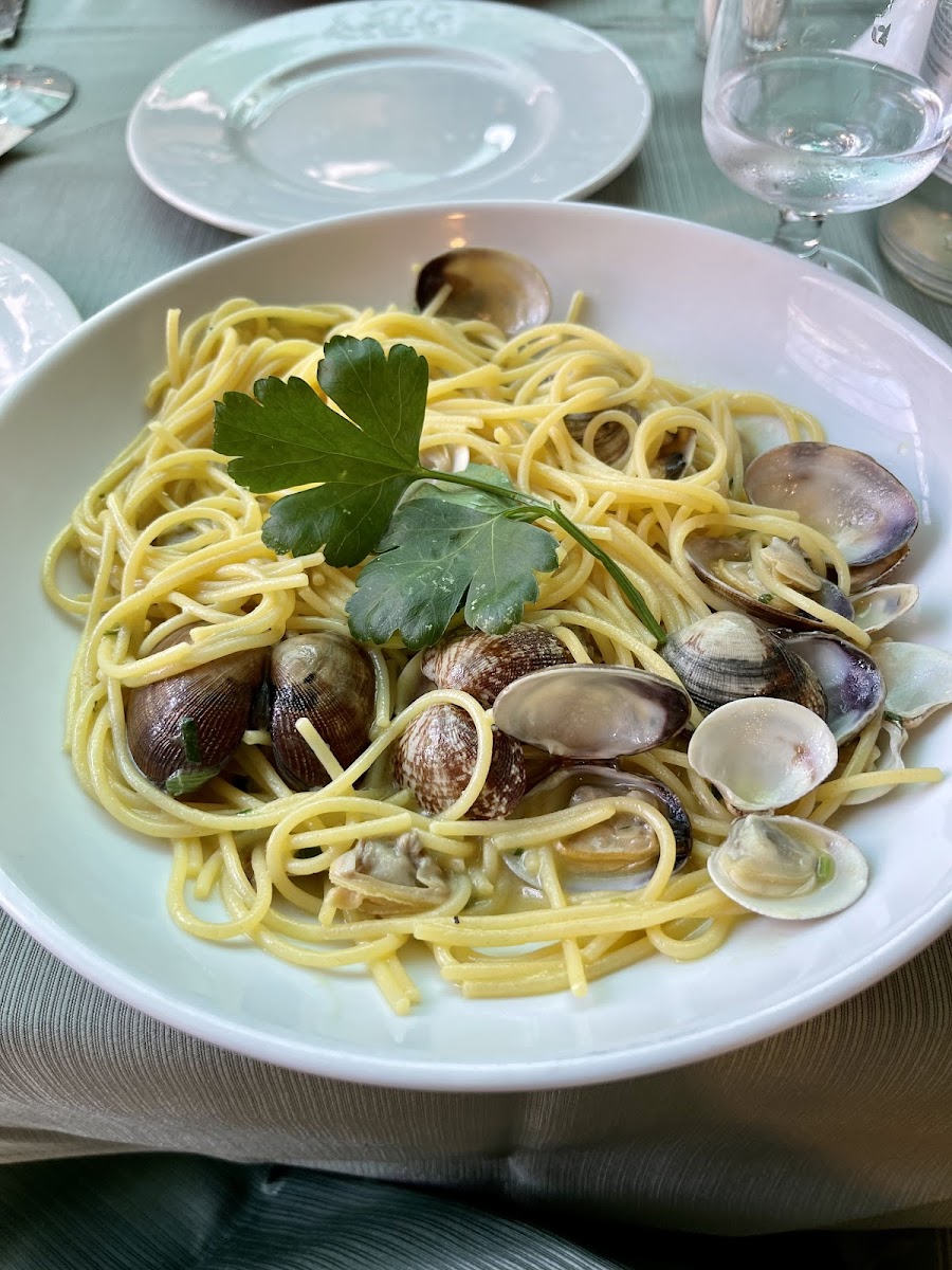 GF, DF soaghetti & clams