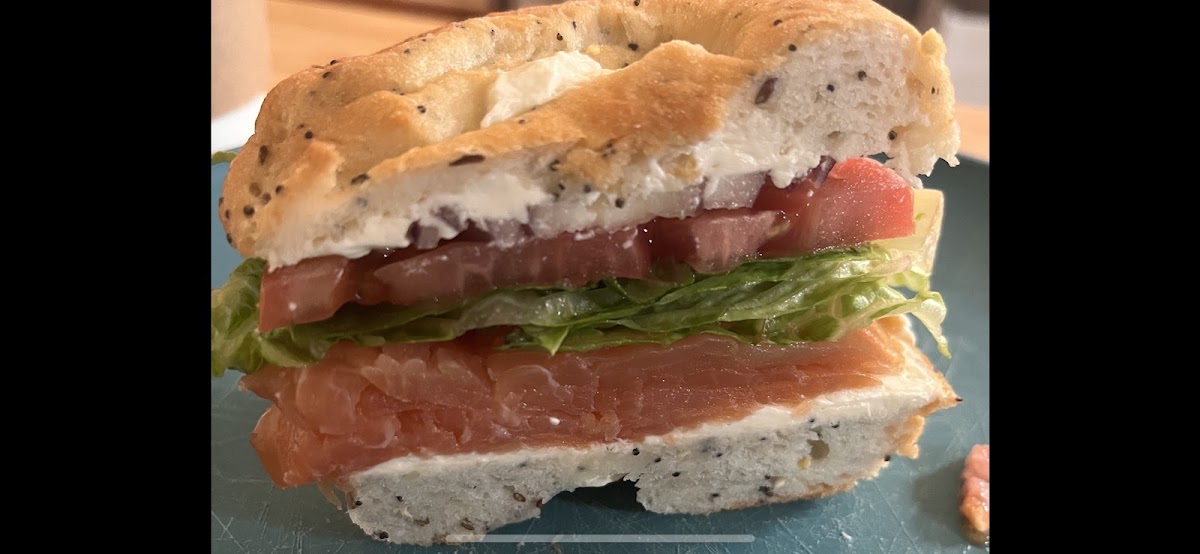 Lox Bagel Sandwich