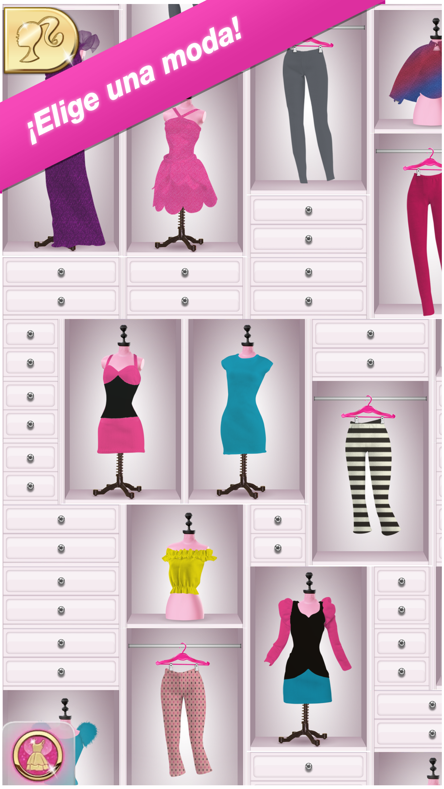 Android application Barbie® Fashionistas® screenshort