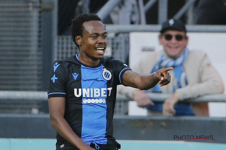 Percy Tau in action for his club Club Brugge.