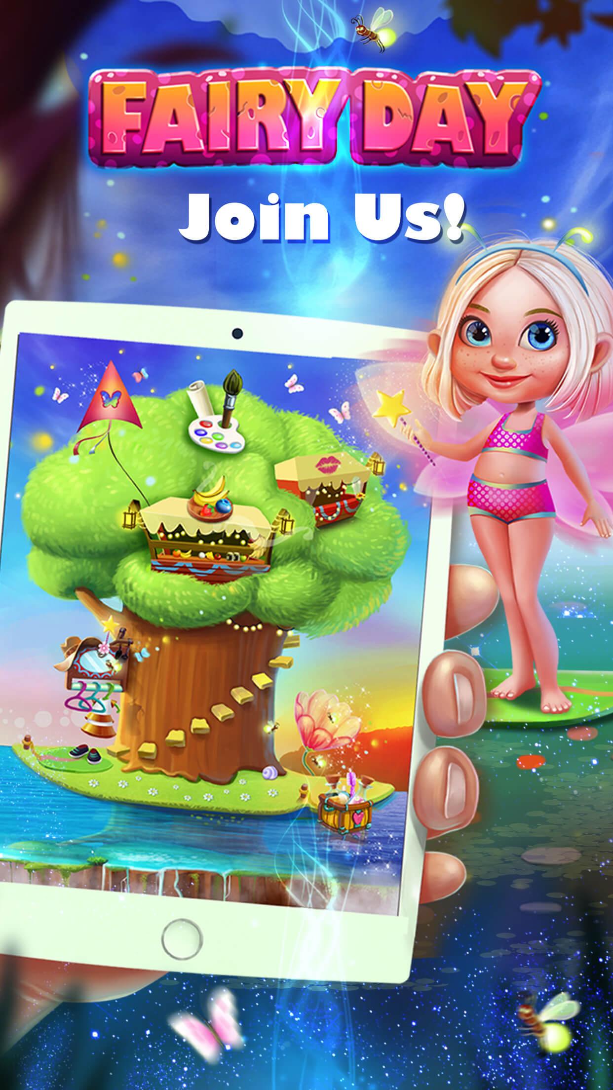 Android application Fairy Day Dress Up &amp; Care screenshort