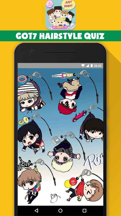 Android application GOT7 Hairstyle Kpop Quiz Game screenshort