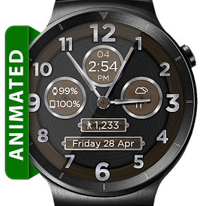 Download Brushed Wood HD Watch Face For PC Windows and Mac