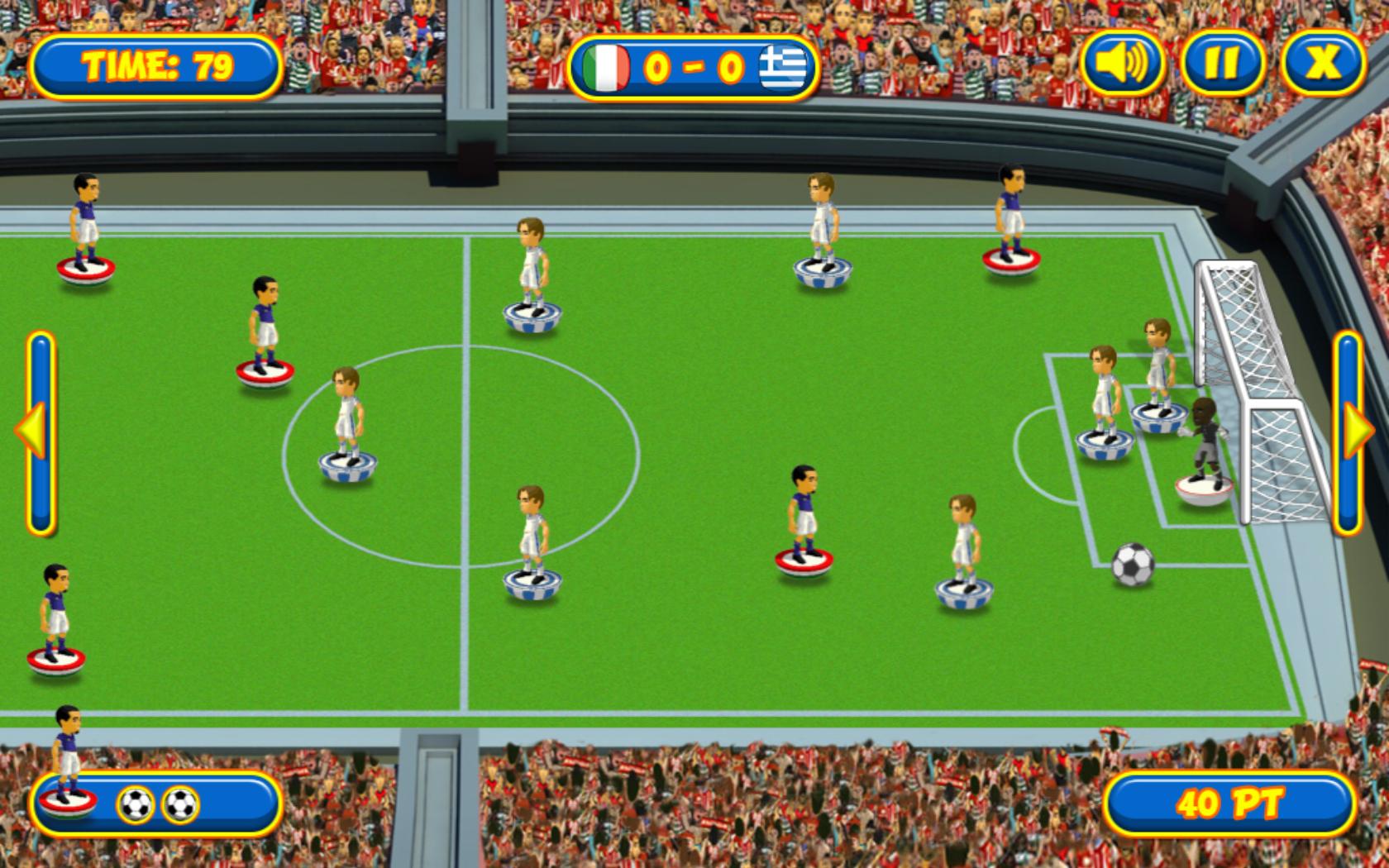 Android application Flicker Soccer screenshort