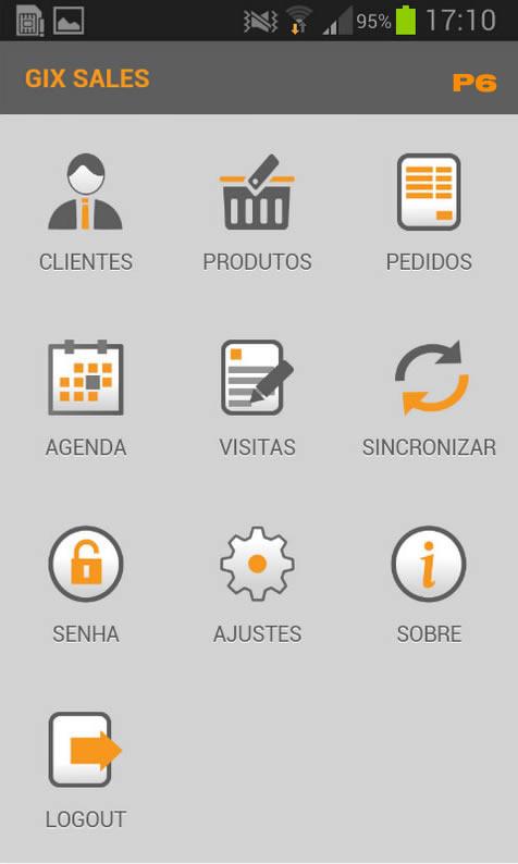 Android application GIX Sales: Força de Vendas V6 screenshort