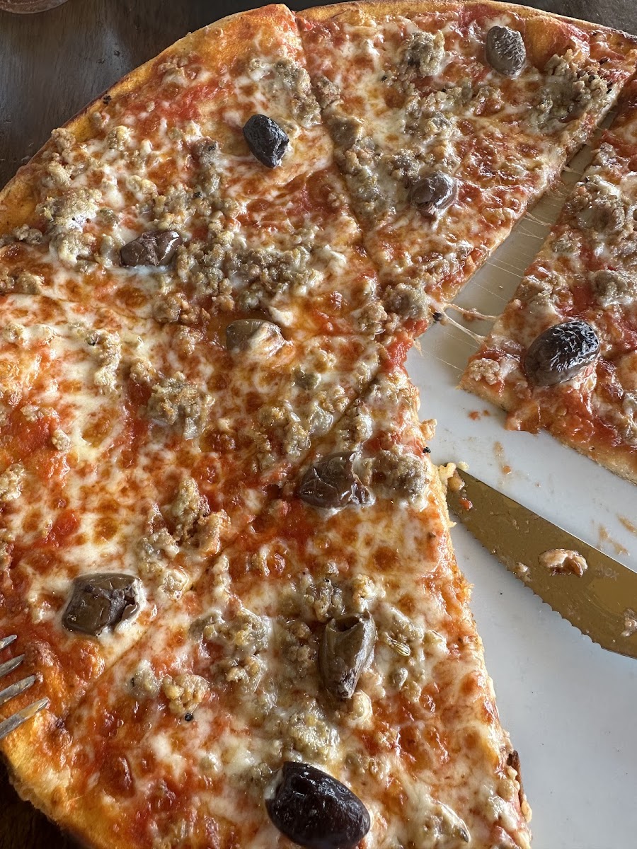 Sausage and Olive Gf Pizza