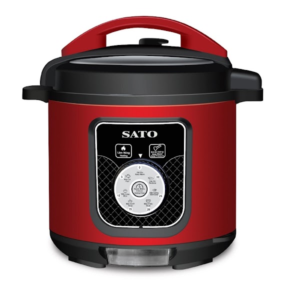 Nồi Áp Suất SATO ST-612PC(Đ) (6.0L)