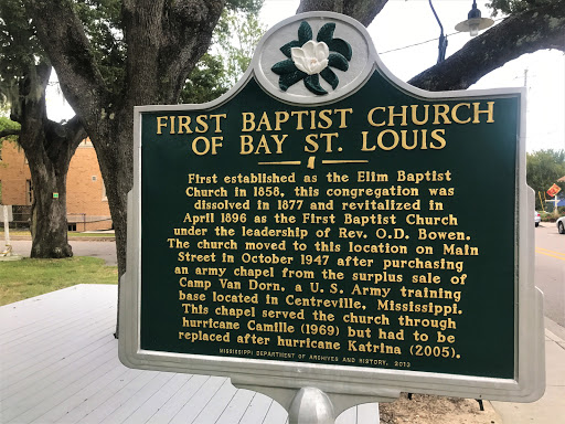 First established as the Elim Baptist Church in 1858, this congregation was dissolved in 1877 and revitalized in April 1896 as First Baptist Church under the leadership of Rev. O.D. Bowen. The...