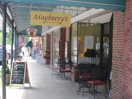 Mayberry's at 30 W. Main St. Brevard, NC