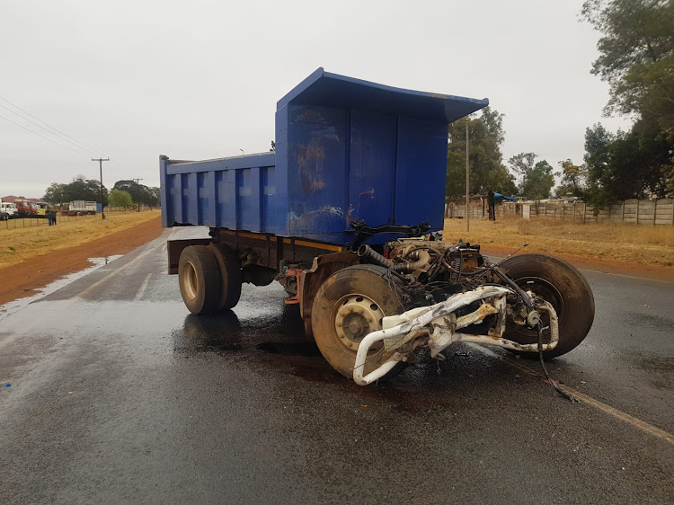 Four men died in a crash involving two trucks in Johannesburg this morning.