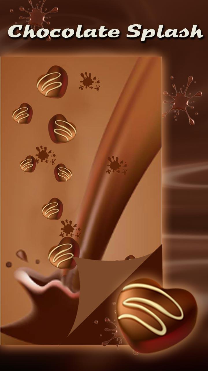 Android application Delicious chocolate background screenshort