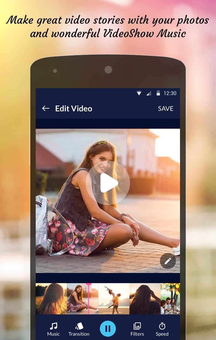 Android application Photo Video Editor screenshort
