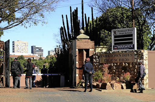 Parktown Boys High School in Johannesburg.