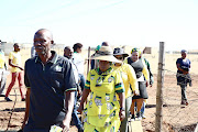 Nkosazane Dlamini-Zuma during a door to door by-election campaign in Nquthu