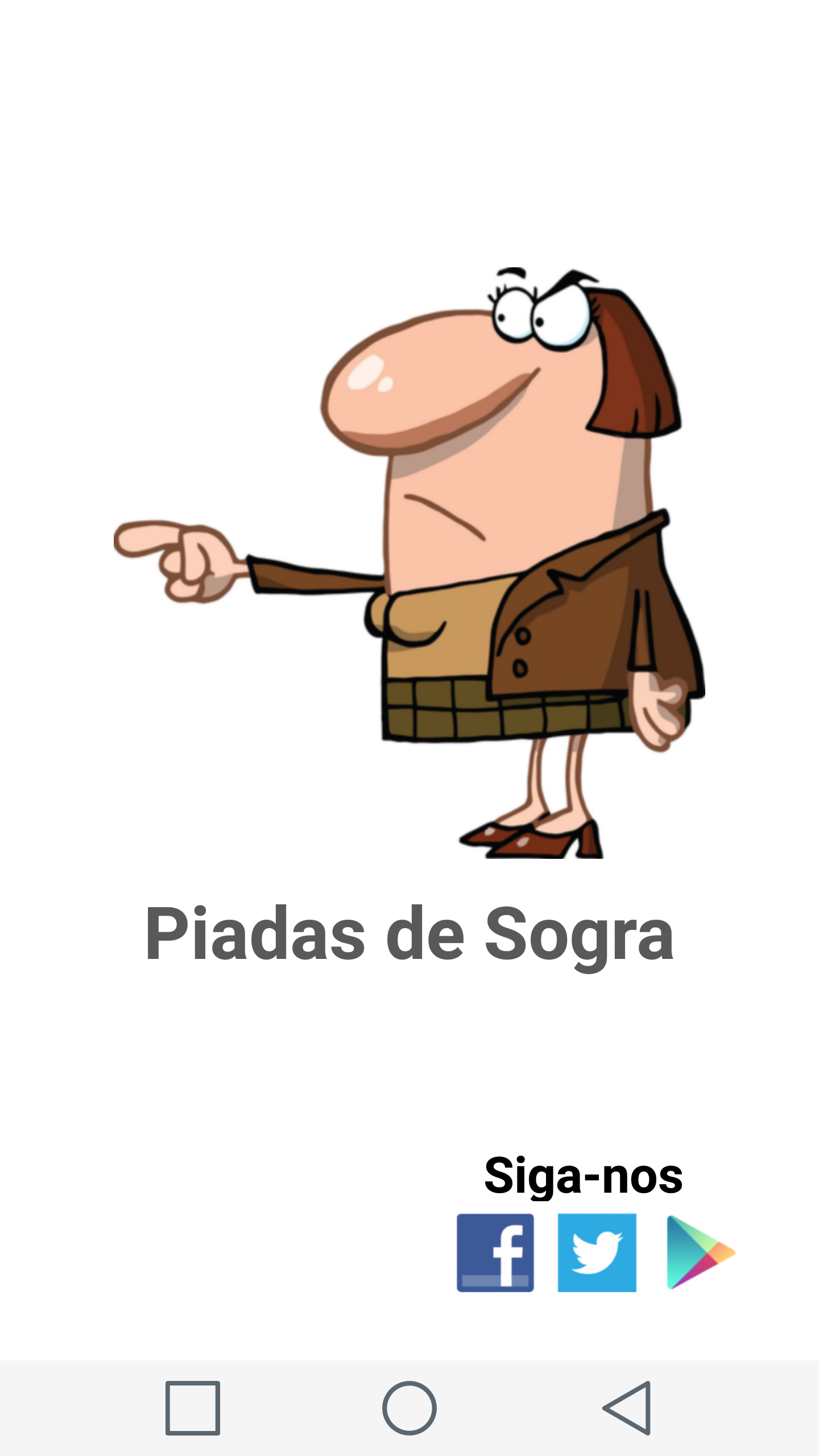 Android application Piadas de Sogra screenshort