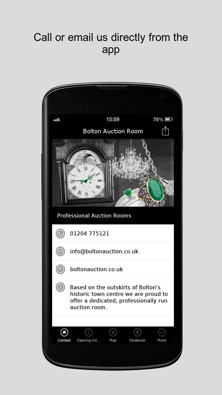 Android application Bolton Auction Room screenshort