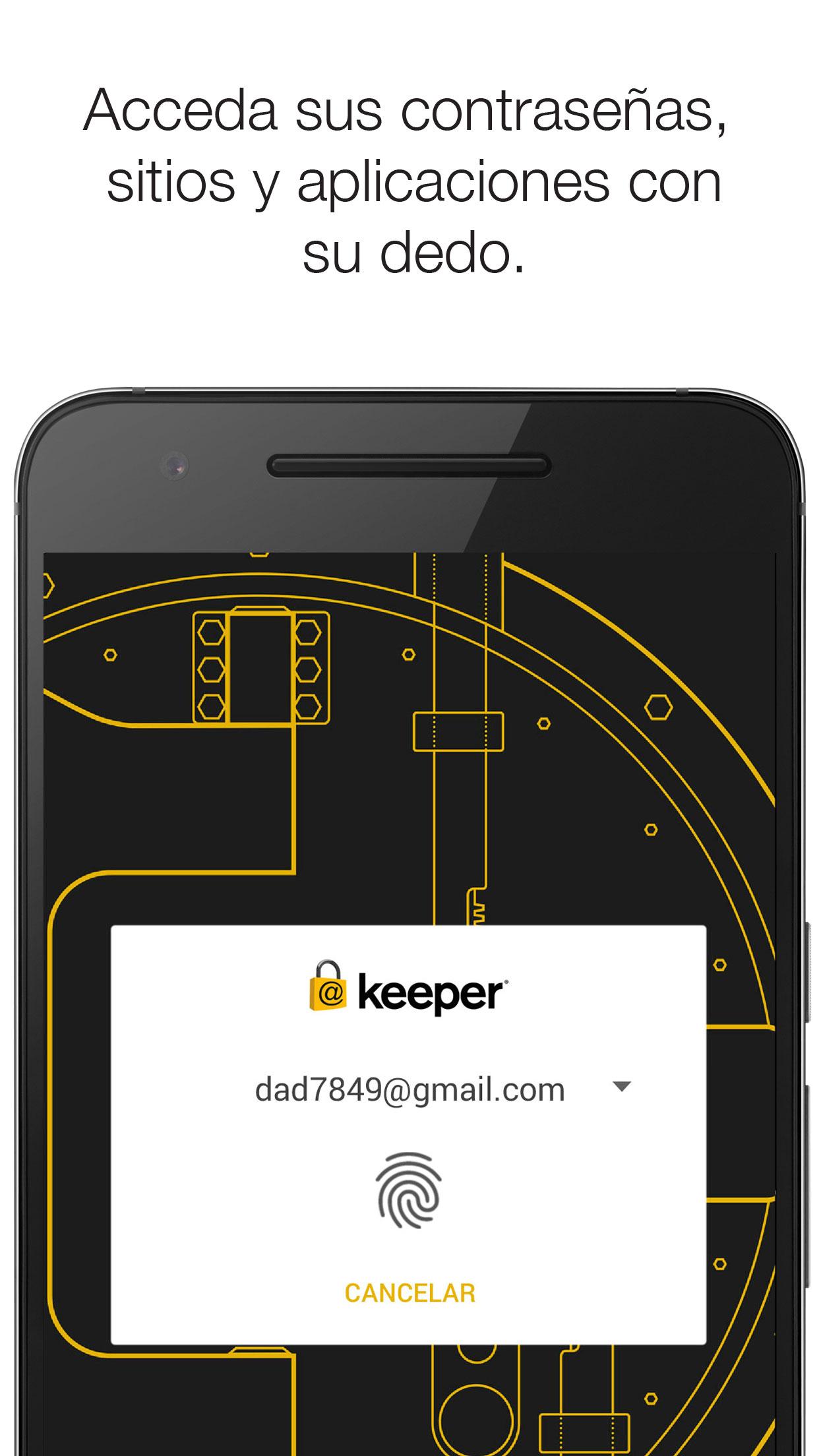 Android application Keeper Password Manager screenshort