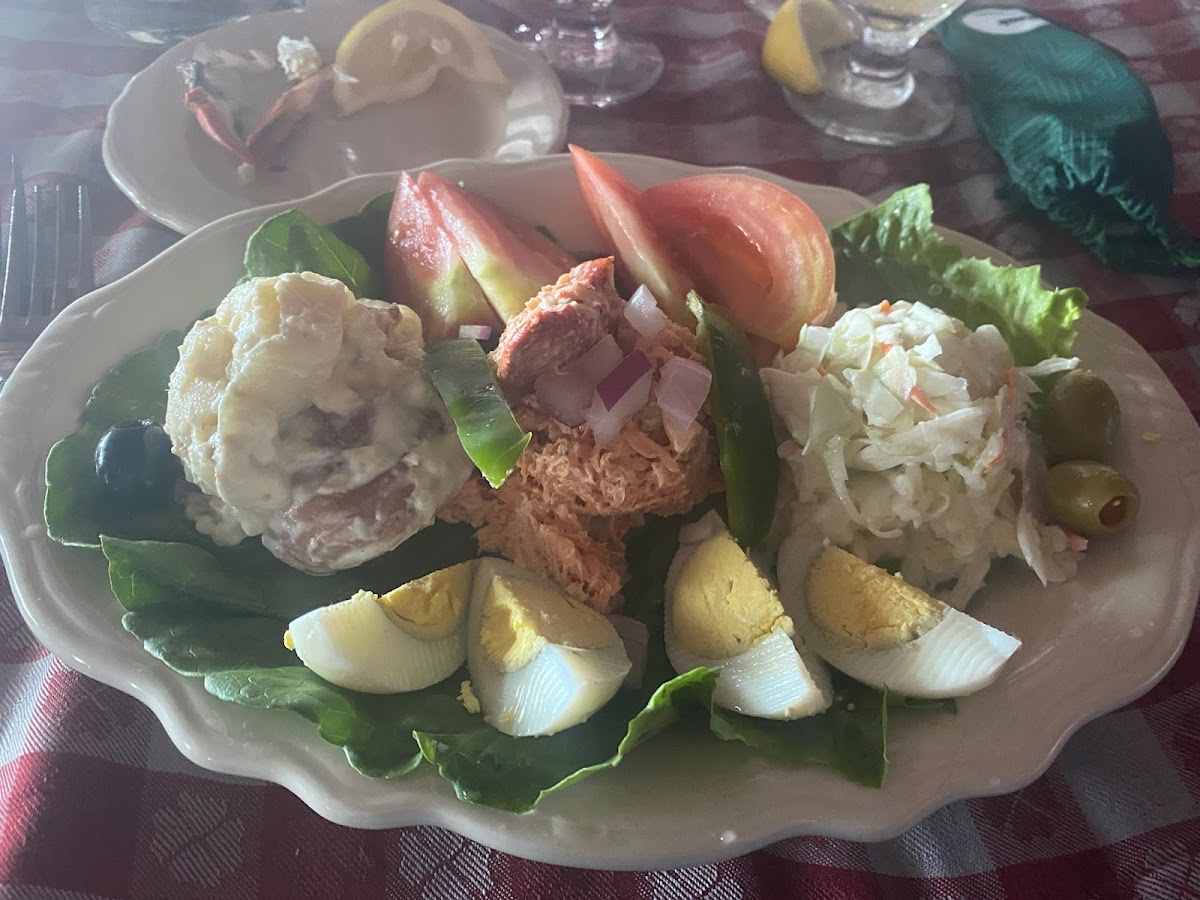 GF Lobster salad platter.