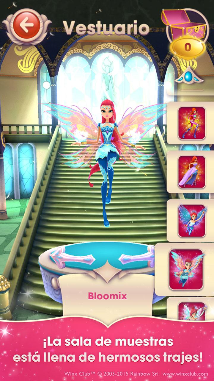 Android application Winx Bloomix Quest screenshort