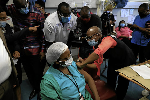 SA started administering vaccines on February 17, with health-care workers receiving the single-shot doses developed by Johnson & Johnson. File photo.