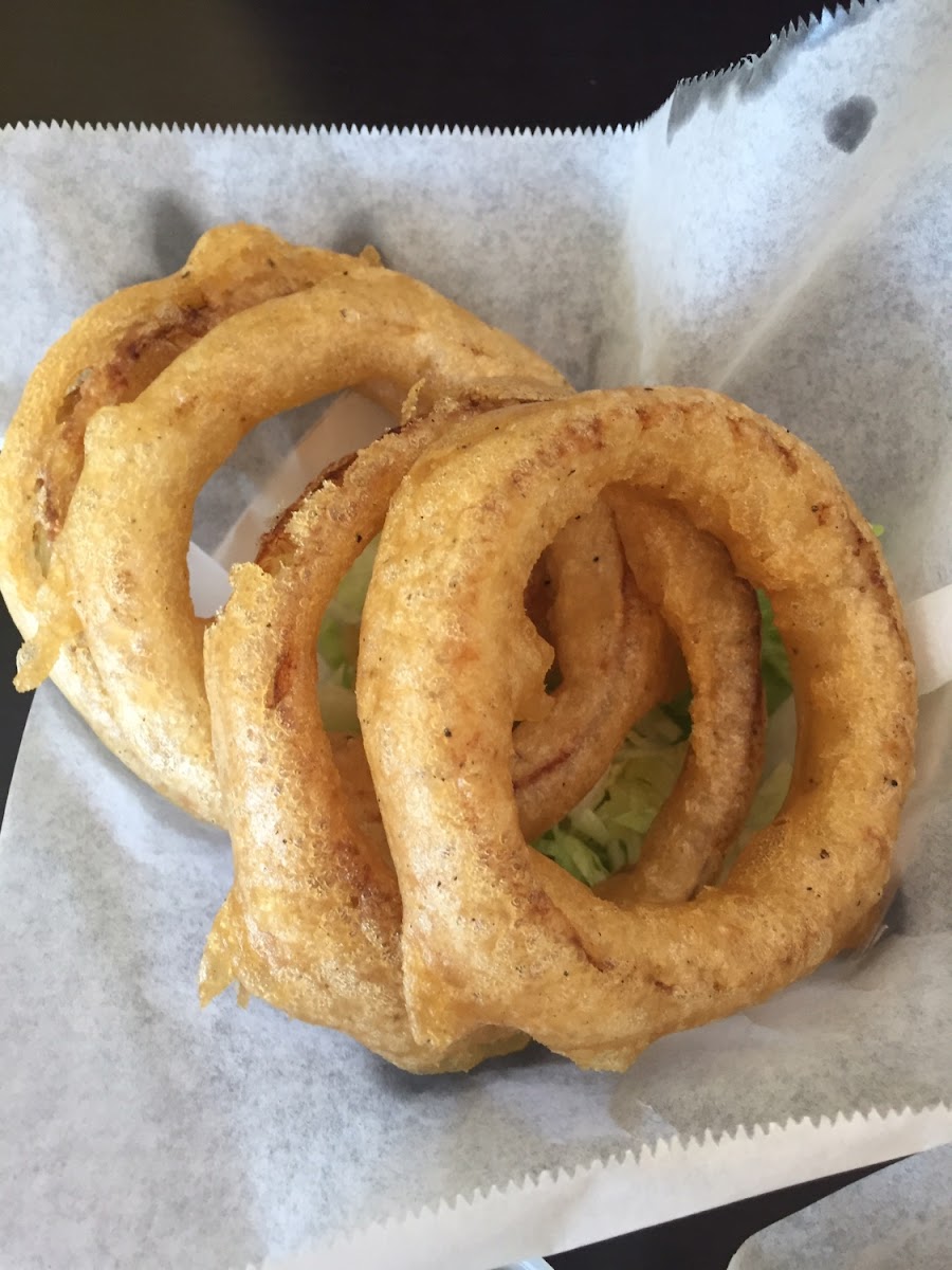 GF onion rings...YUM! Hadn't had onions rings in two years!!!