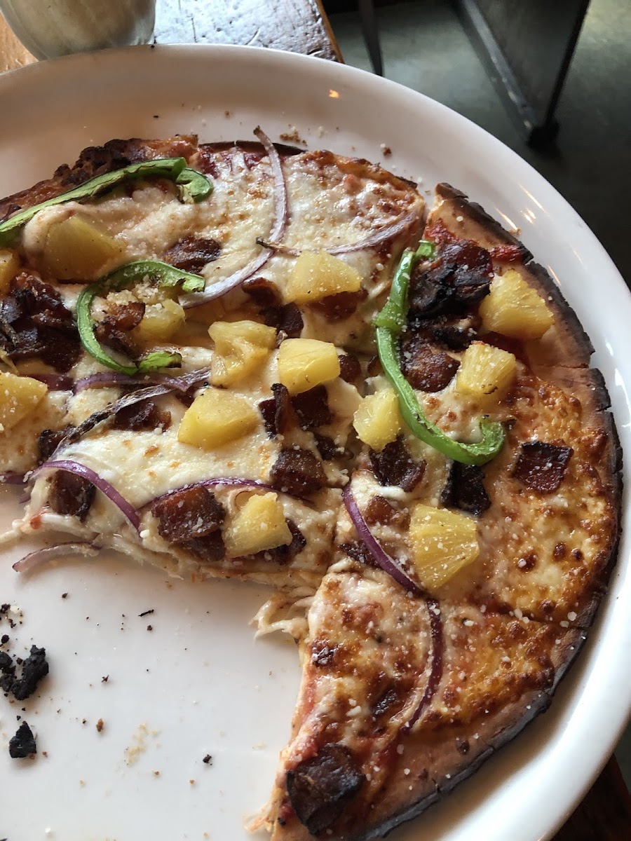 Hawaiian Pizza at Luigi’s.