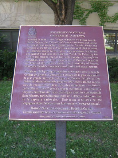 Founded in 1848 as the College of Bytown by Bishop Joseph-Bruno Guigues, the University of Ottawa is the oldest and largest bilingual post-secondary institution in Canada. Under the direction of...