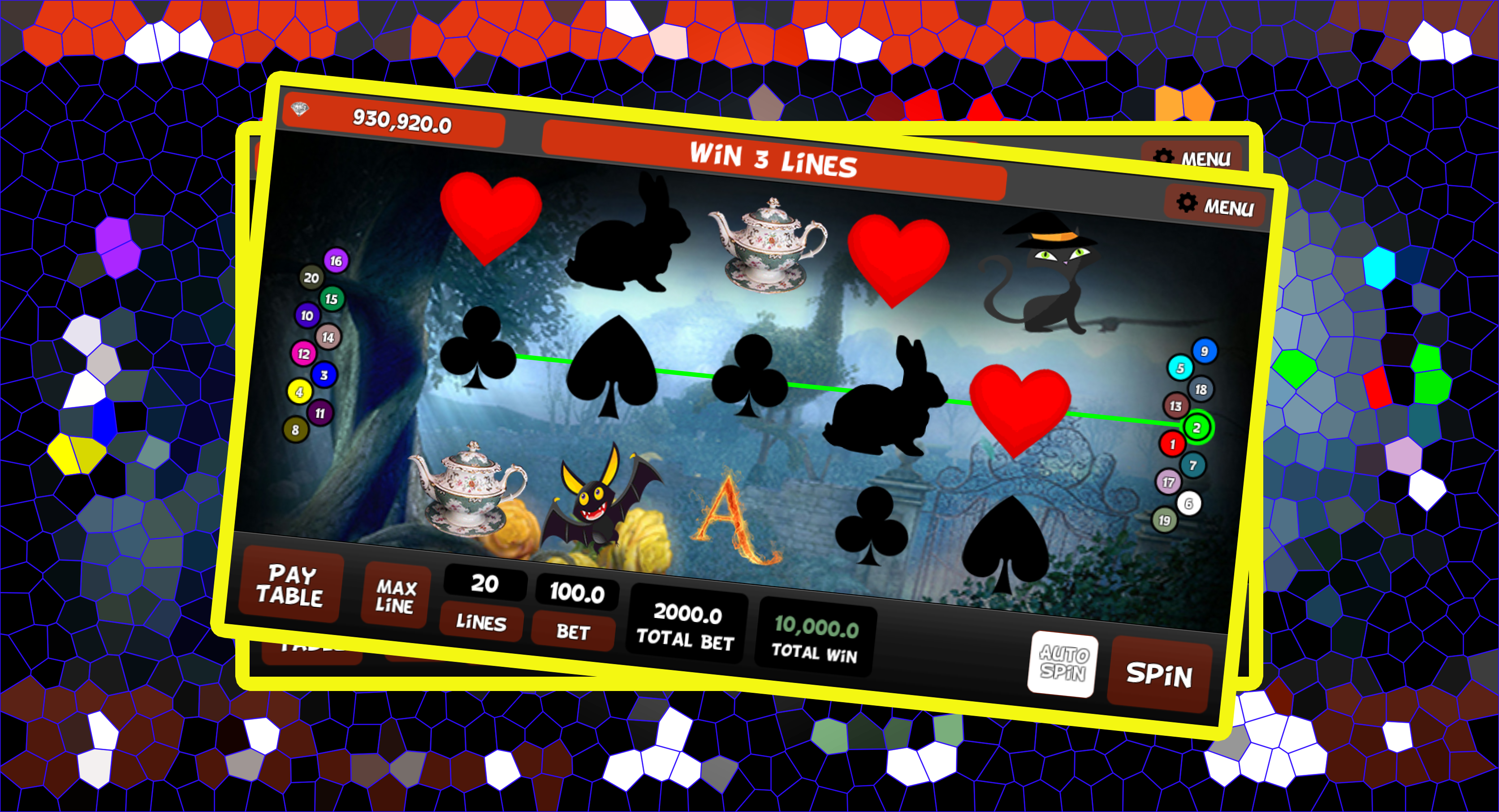 Android application SLOTS MAGIC CAT FREE MACHINES screenshort