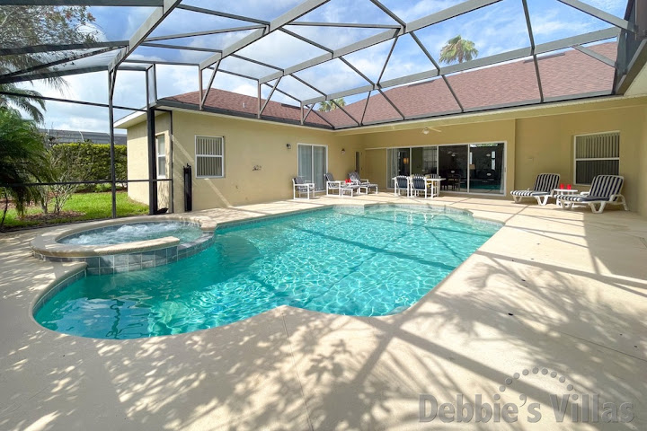 West Haven vacation villa with a private pool and spa