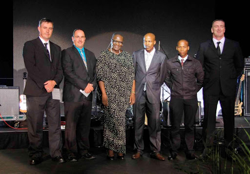 RECOGNITION: Captain Robin Steyn, Warrant Officer Jacques Swartz, national police commissioner General Riah Phiyega, Constable Songezi Katikati, Constable Buyisile Makhosonke and Warrant Officer Fred Dicks at the national awards ceremony Picture: SUPPLIED