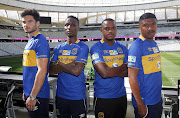 A file photo of Cape Town City FC parading the club's new kit sponsor SportPesa. 