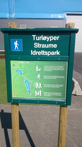 Turløyper Straume Idrettspark
