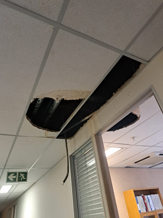 An image taken during an inspection at SAPS' national head office. Picture: SUPPLIED.