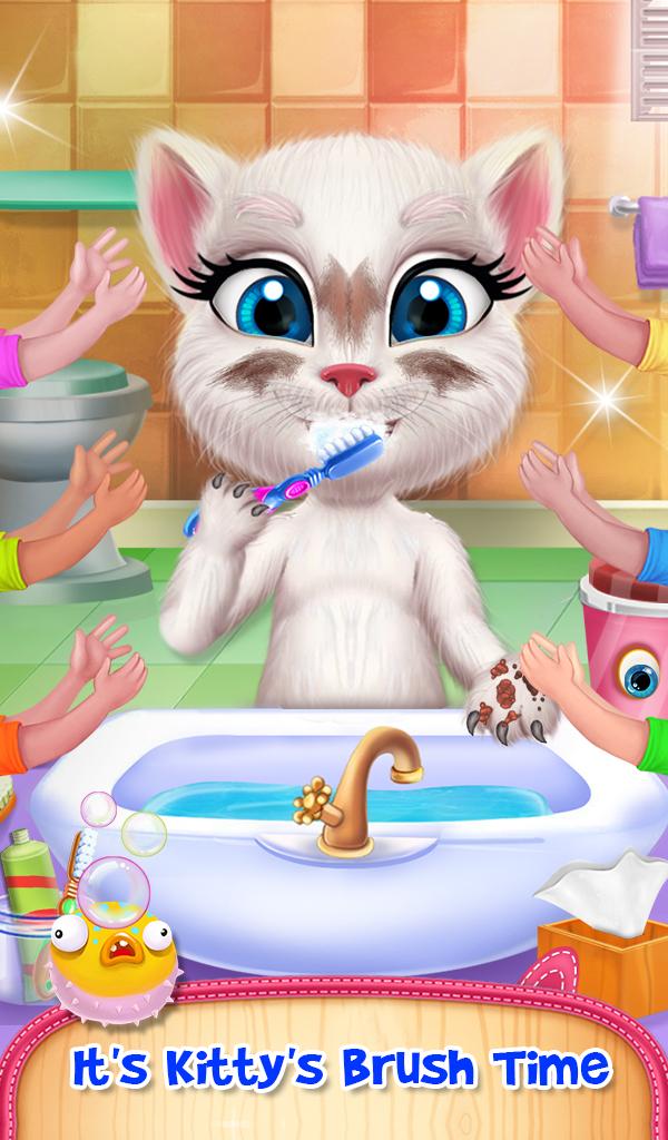 Android application My Sweet Little Kitty Care screenshort