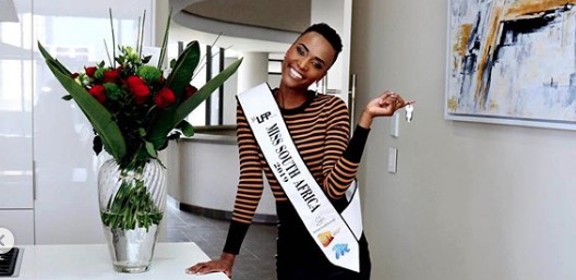 Miss SA Zozibini Tunzi.