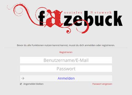 Fazebuck Screenshot