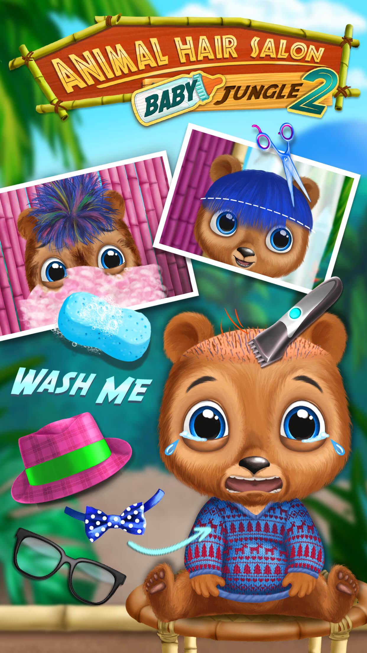 Android application Baby Animal Hair Salon 2 screenshort