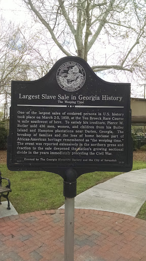 Largest Slave Sale in Georgia 