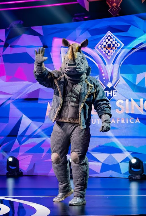 Guess which celebrity is behind the Rhino costume on The masked singer.