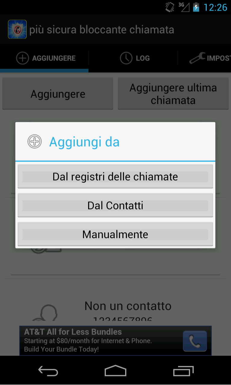 Android application Safest Call Blocker screenshort