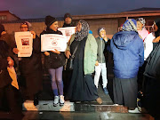 Some of the Hanover Park residents who staged a peaceful protest early on July 3 2019 to call for an end to gang killings in their Cape Town suburb.