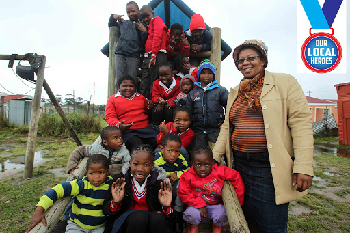 CREATIVE: Nonkosi Ntloko of Bongweni Village built a school in her village from scratch Picture: SIBONGILE NGALWA