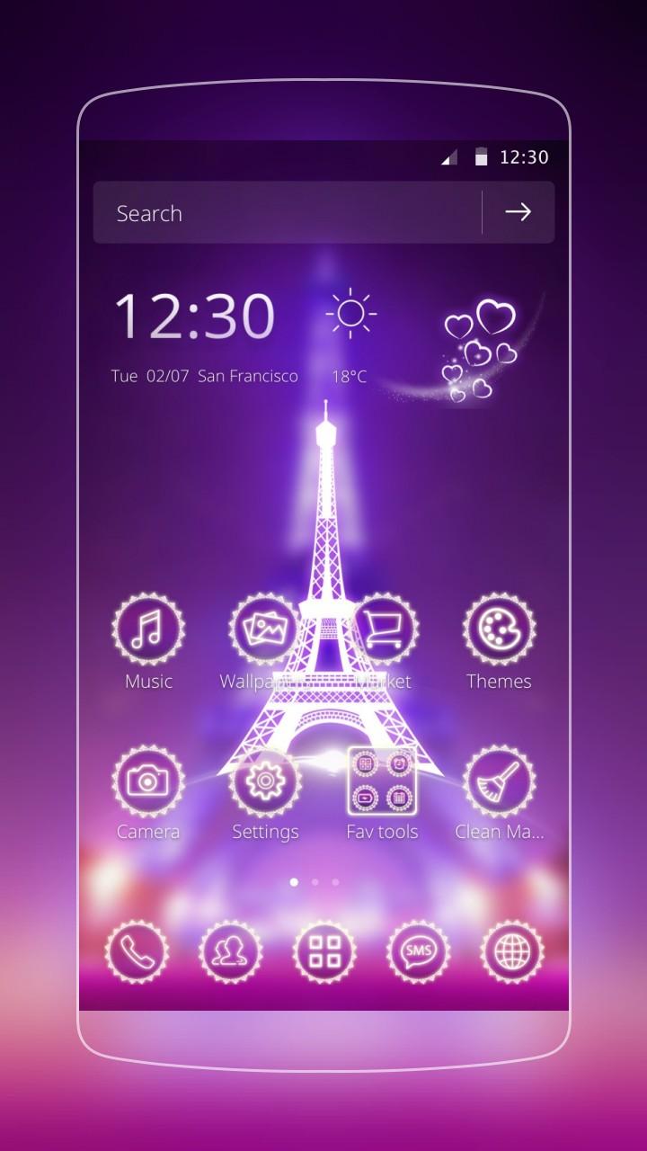 Android application Beautiful Eiffel Tower screenshort
