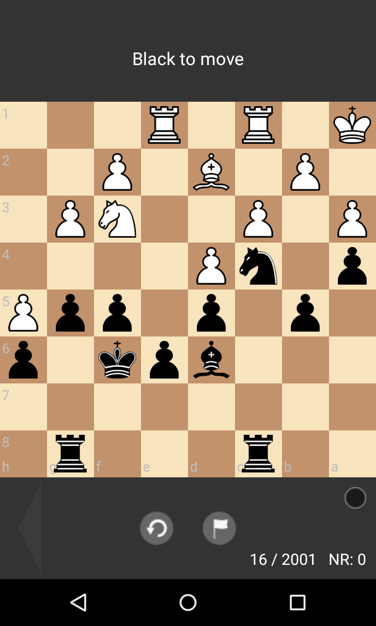 Android application Chess Tactic Puzzles screenshort