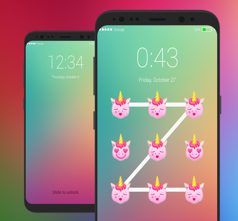 Lock Screen UNICORN Emoji ?? — приложение на Android