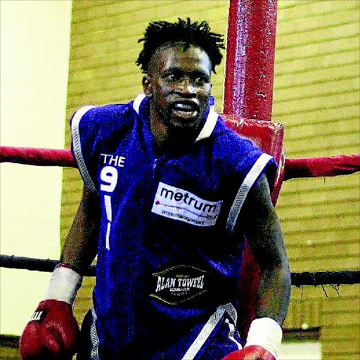 Rising star Jeffrey Magagane will take on Michael Mokoena for the vacant Gauteng lightweight title in Randburg on October 23. PHOTO: Christo Smith