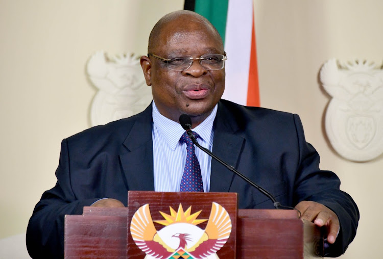 State capture commission chair Raymond Zondo on Tuesday handed over the third part of the commission's report. File picture.