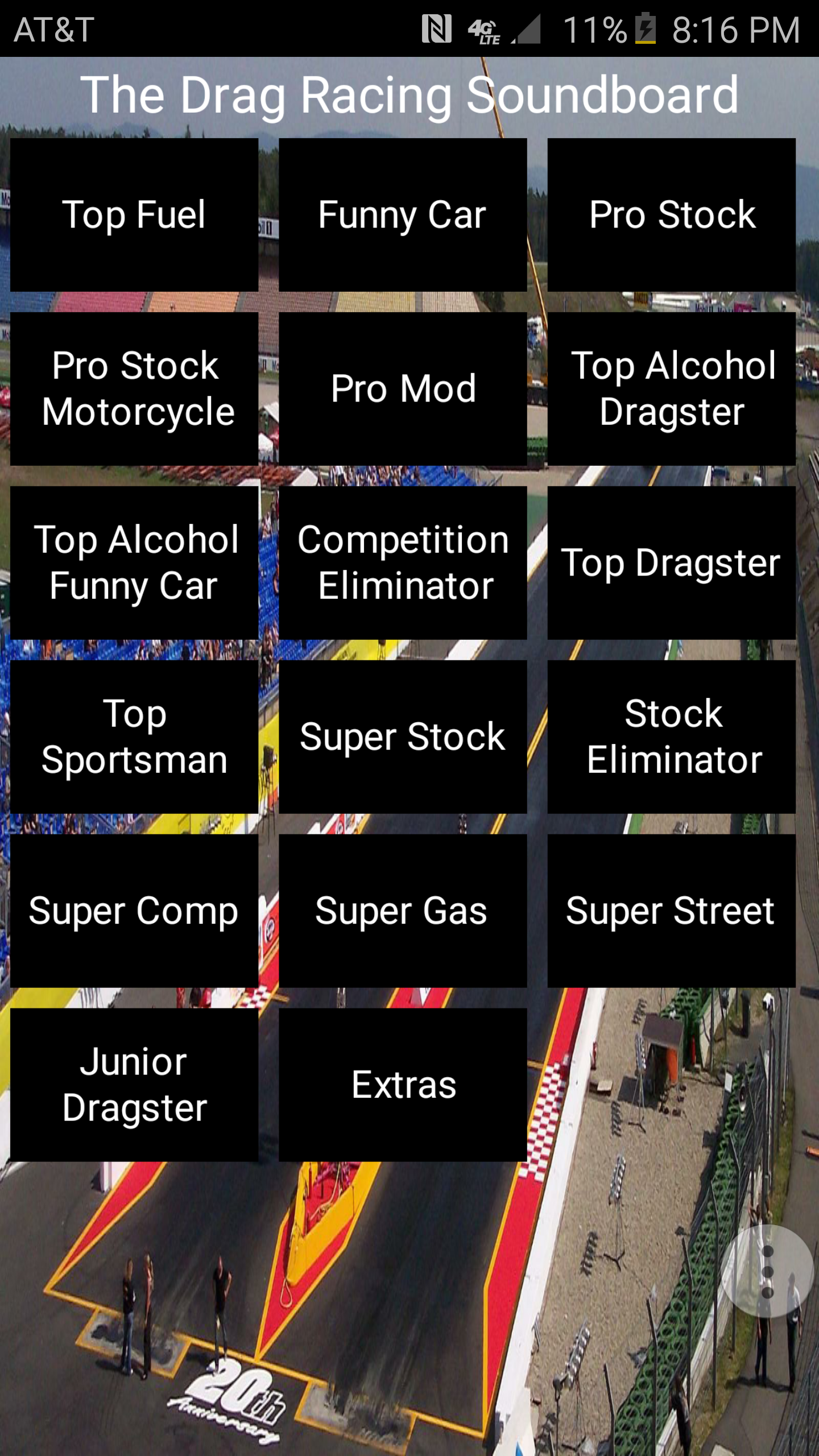 Android application Drag Racing Soundboard Full screenshort